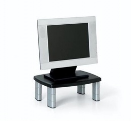 Monitorállvány, 3M "MS80B", fekete-ezüst